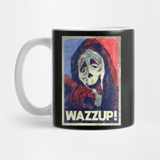 Wazzup in Hope, Distressed, Vintage Poster Style Mug